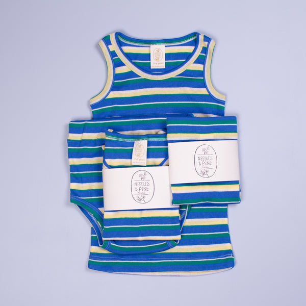 Children's Unisex Tank, Deep Sea, Forest & Lemon
