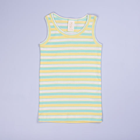 Children's Unisex Tank, Mint & Lemon Sorbet