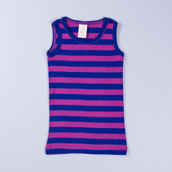 Children's Unisex Tank, Fuchsia & Cobalt