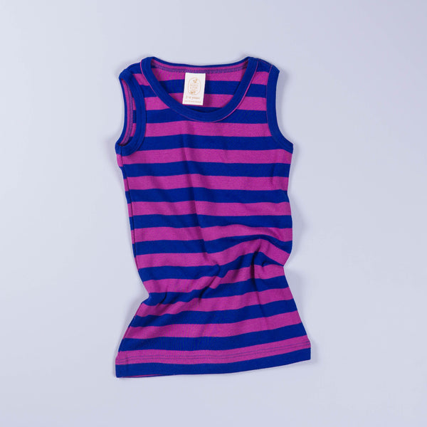 Children's Unisex Tank, Fuchsia & Cobalt