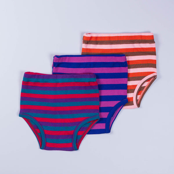 Children's Unisex Unders, Teal, Apple & Plum