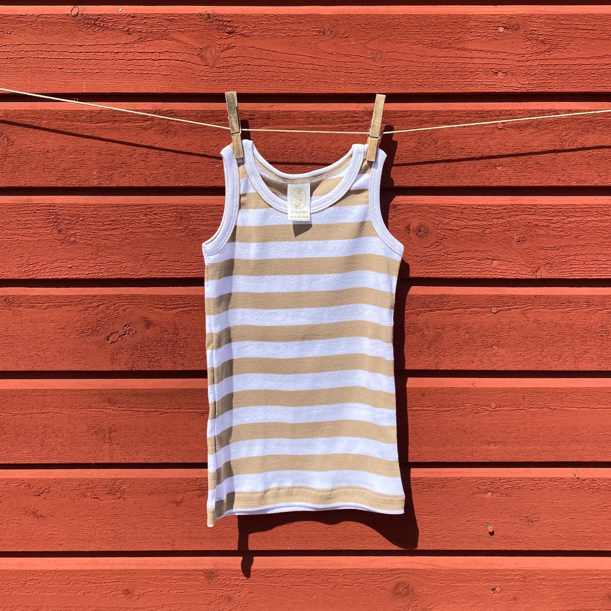 Children's Unisex Underwear Tank, Peanut & Snow