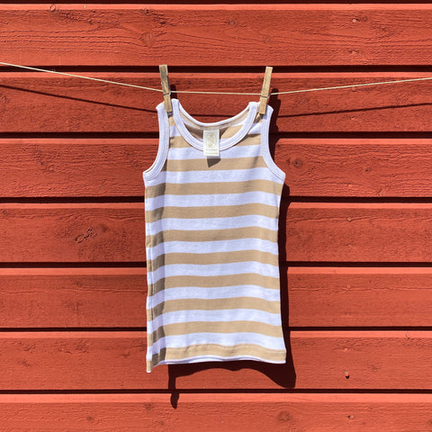 Children's Unisex Underwear Tank, Peanut & Snow