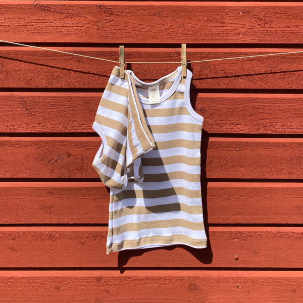 Children's Unisex Underwear Tank, Peanut & Snow