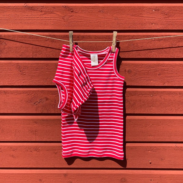 Children's Unisex Underwear Tank, Poppy & Snow