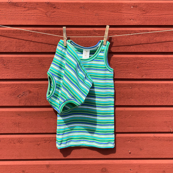 Children's Unisex Underwear Tank, Spring Multistripe